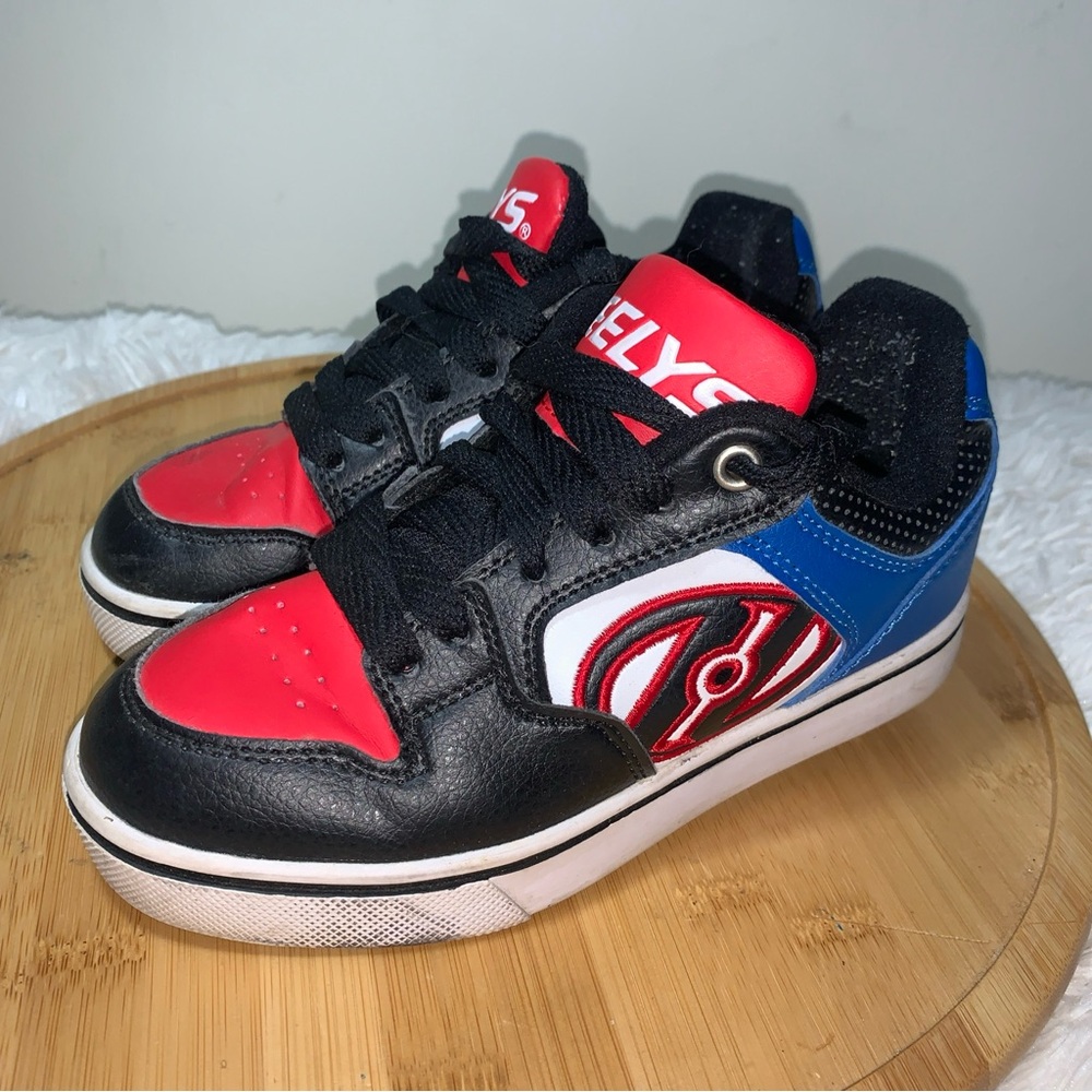 Heelys Kids Shoes Youth Size 1 Black Blue Red White